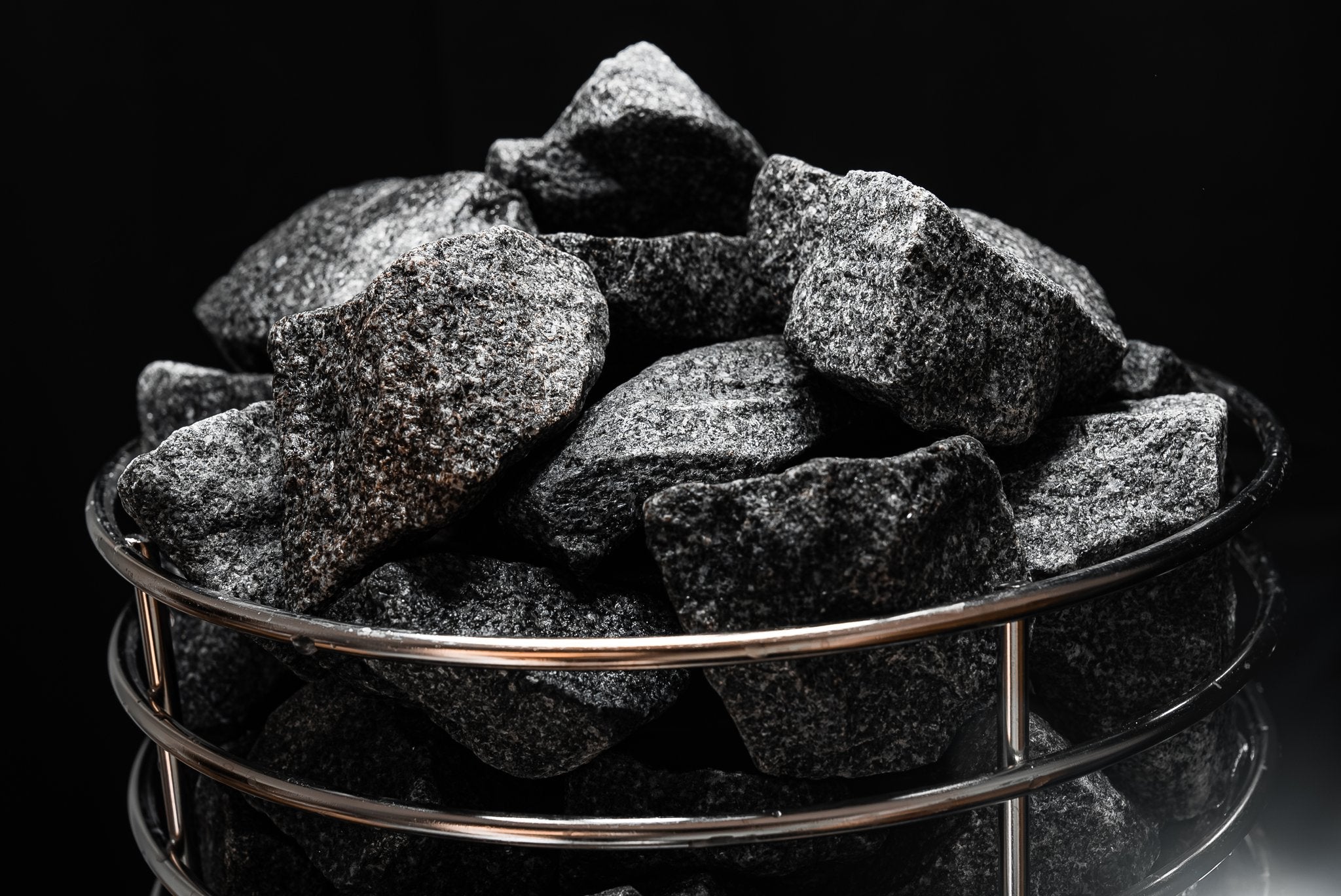 40 kg Sauna Stones — FinSteam Pre-Washed Stones for Orbis Cage