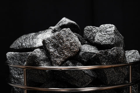 40 kg Sauna Stones — FinSteam Pre-Washed Stones for Orbis Cage