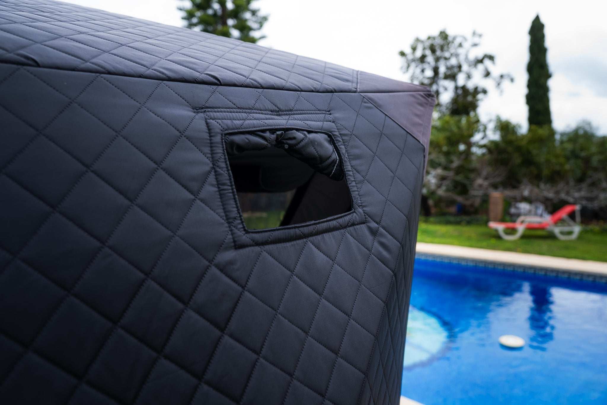 Premium Portable Sauna Tent — Pop-Up Gas Sauna, 2-4 Person, Connectable | FinSteam Fritid X
