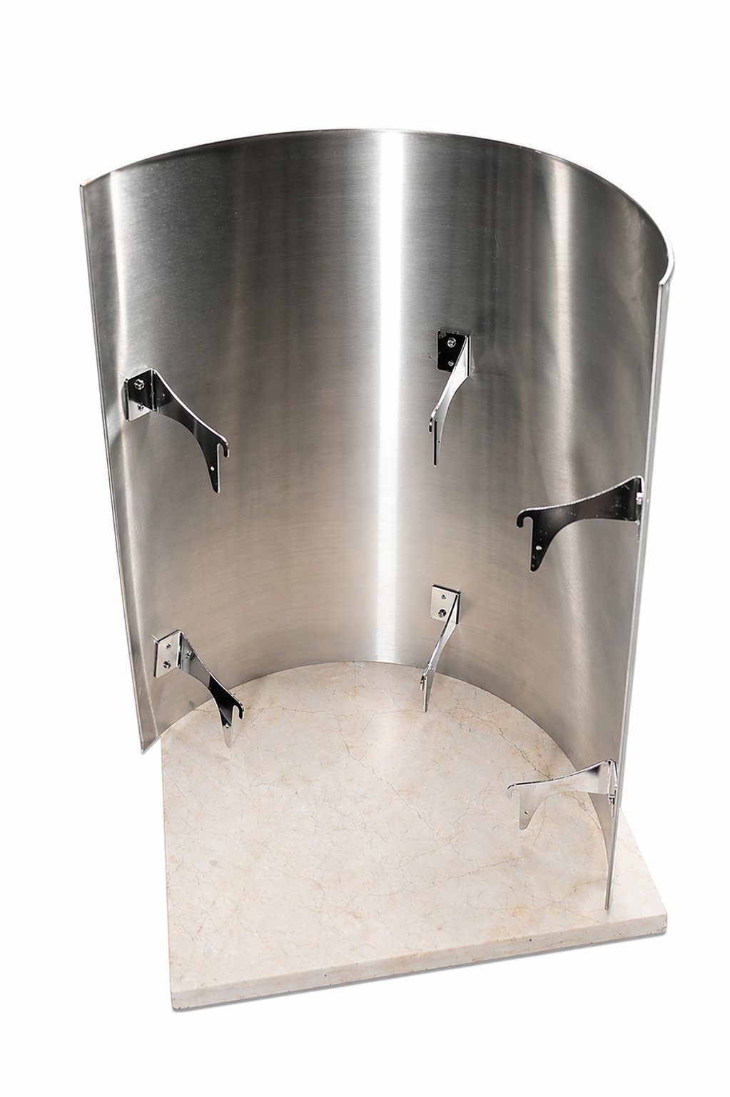 Njord Heat Shield — FinSteam Clearance-Reducing Plate for Gas Sauna Heater