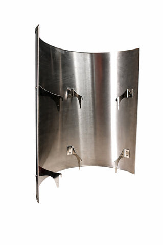 Njord Heat Shield — FinSteam Clearance-Reducing Plate for Gas Sauna Heater