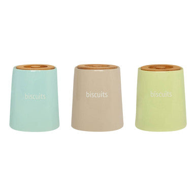 Fletcher Blue Ceramic Biscuit Canister