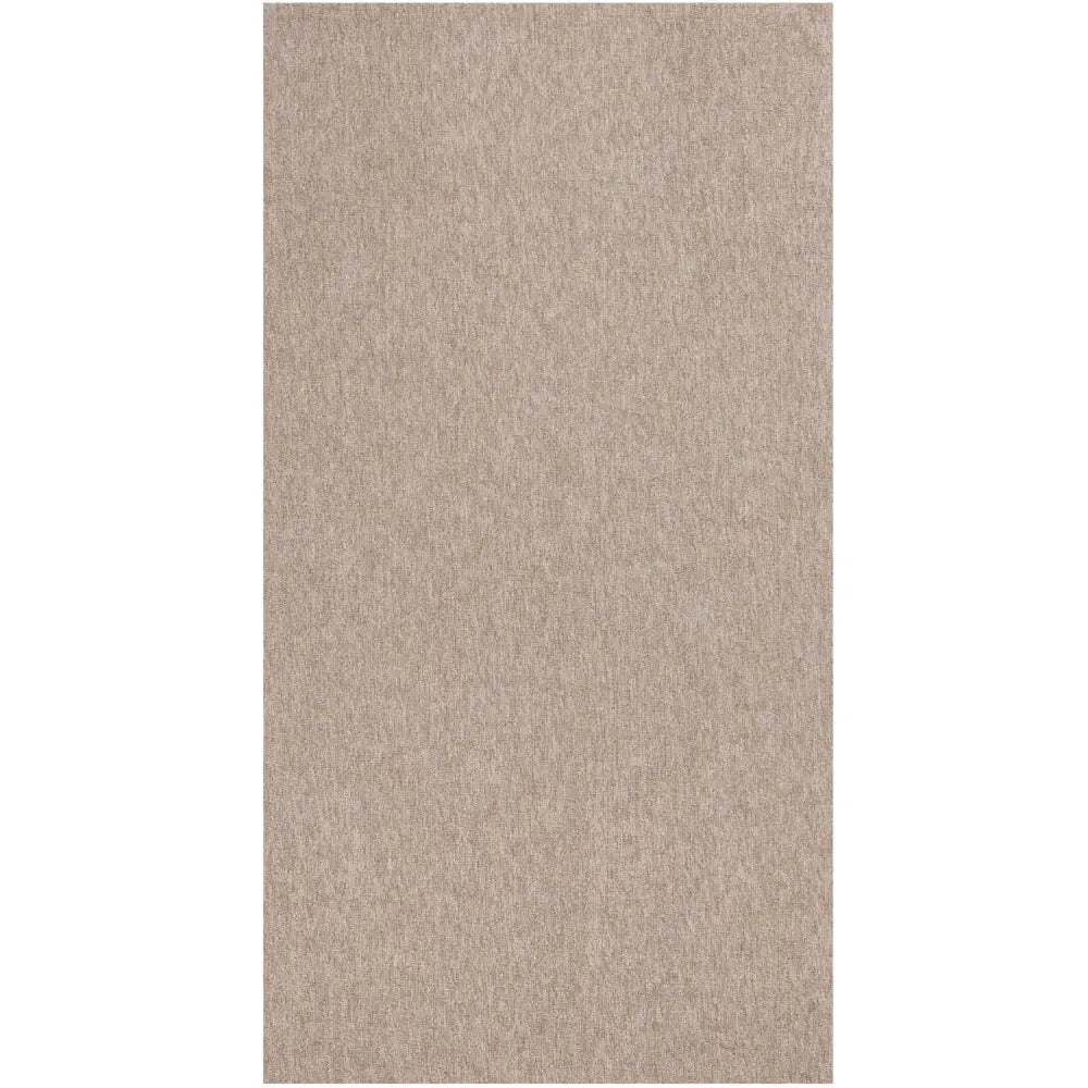 Flex Beige Low Pile Solid Rug - 80X150 cm - Rugs