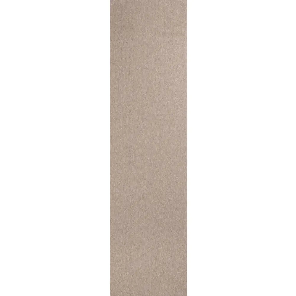 Flex Beige Low Pile Solid Rug - 80X300 cm - Rugs