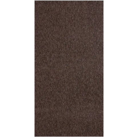 Flex Brown Low Pile Solid Rug - 80X150 cm - Rugs