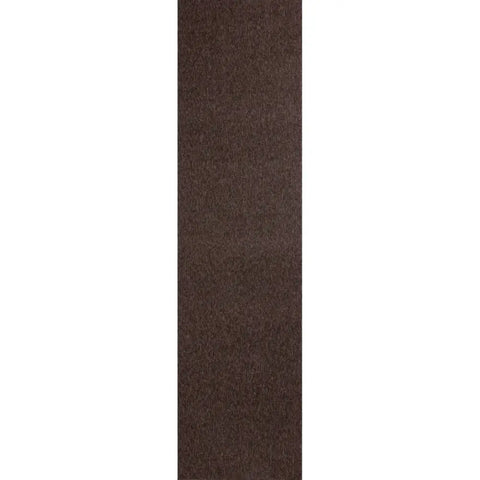 Flex Brown Low Pile Solid Rug - 80X300 cm - Rugs