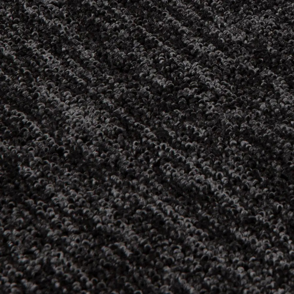 Flex Dark Grey Low Pile Solid Rug - Rugs
