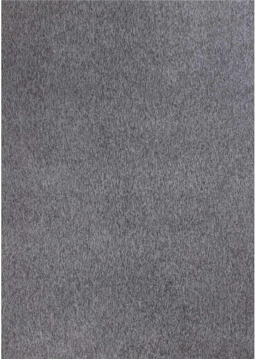 A soft heathered grey low pile rug with subtle uniform weave perfect for flex grey low style spaces