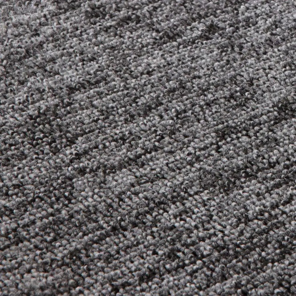 Flex Grey Low Pile Solid Rug - Rugs