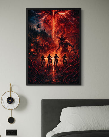The Upside Down Awakens - Stranger Things Poster