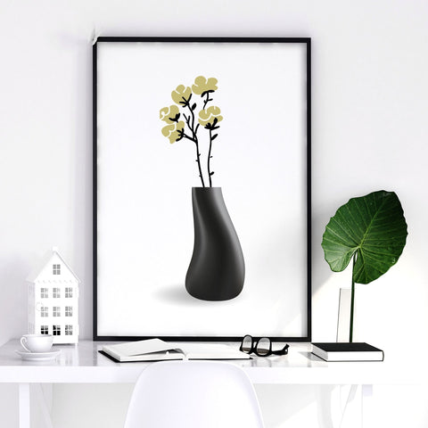 Framed Art Wall | Set of 3 Botanical Wall art Prints