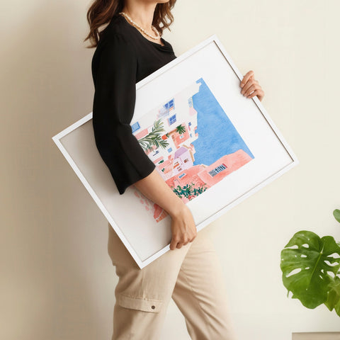 Framed Prints Art | Set of 3 Beach Decor Wall art Prints