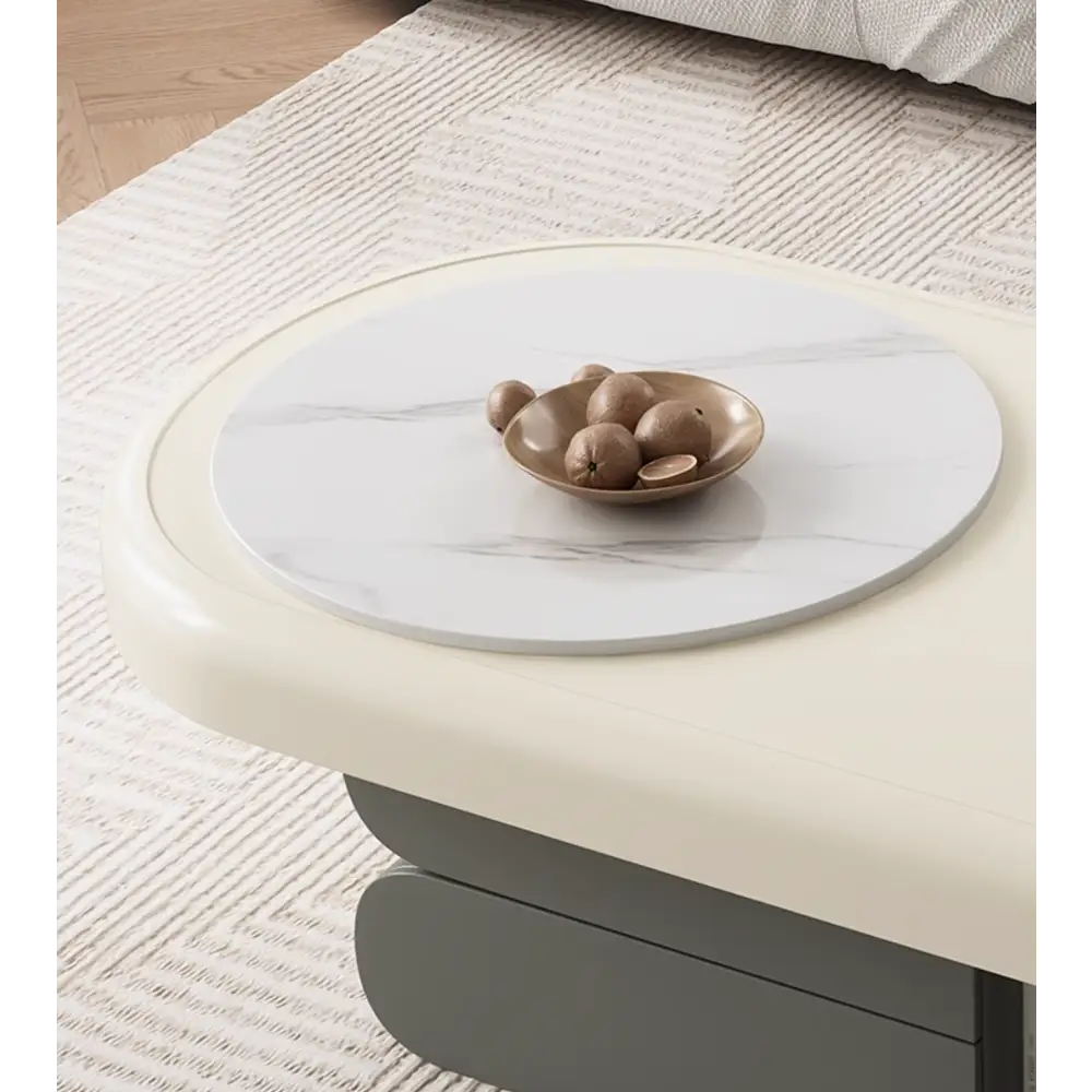 Freda Coffee Table, Milky White｜ DC Concept