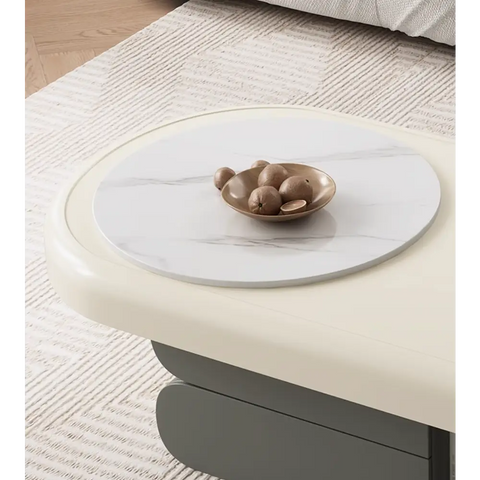 Freda Coffee Table, Milky White｜ DC Concept