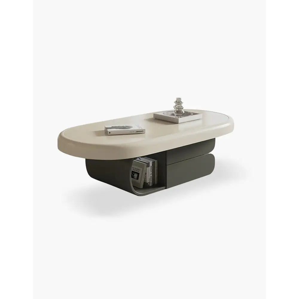 Freda Coffee Table, Milky White｜ DC Concept