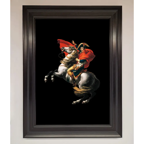 French king Ride Framed Poster - A1 (59.4 x 84.1 cm) / Matt Black - Framed Print