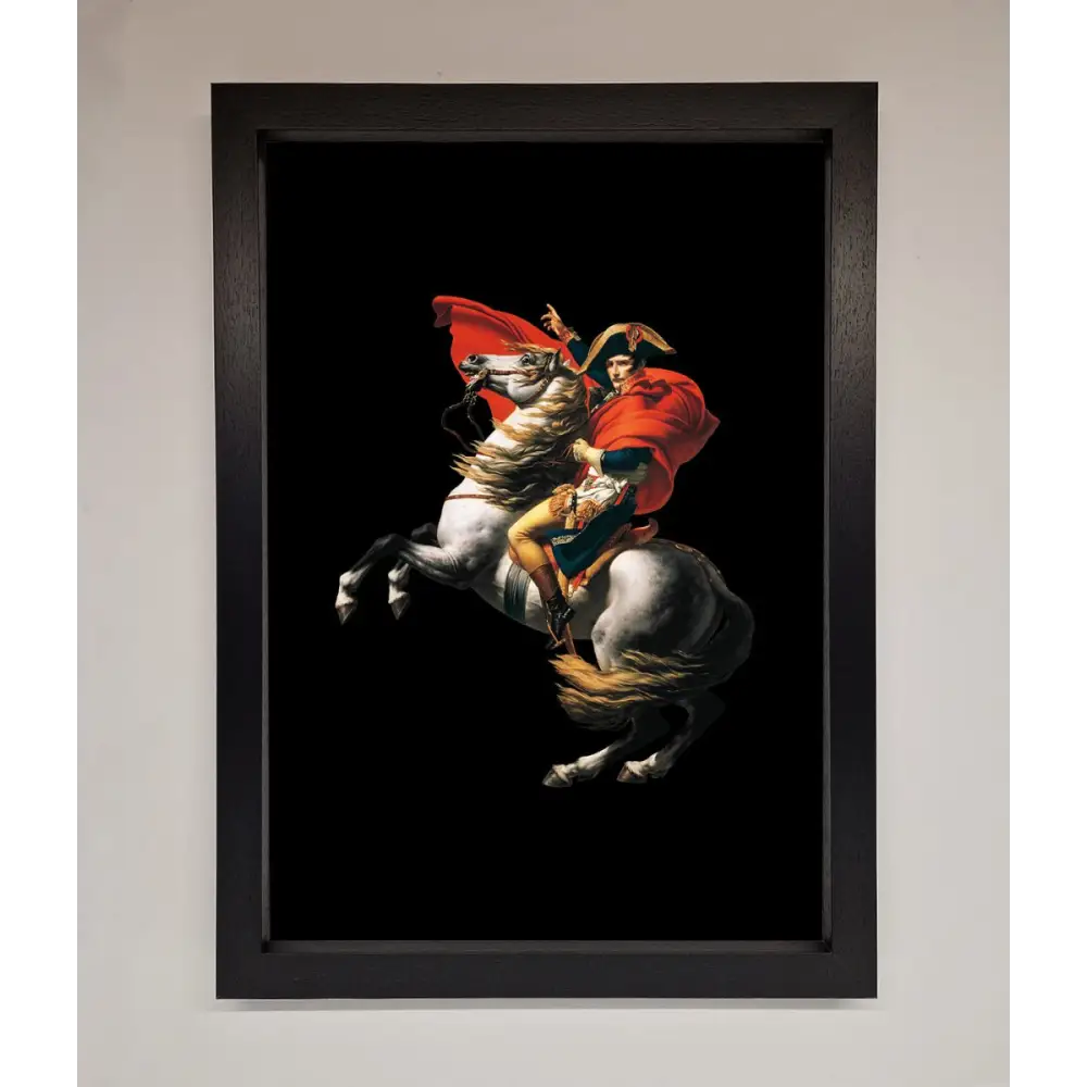 French king Ride Framed Poster - A3 (29.7 x 42 cm) / Black - Framed Print