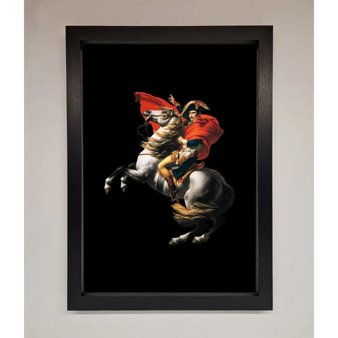 French king Ride Framed Poster - A3 (29.7 x 42 cm) / Black - Framed Print