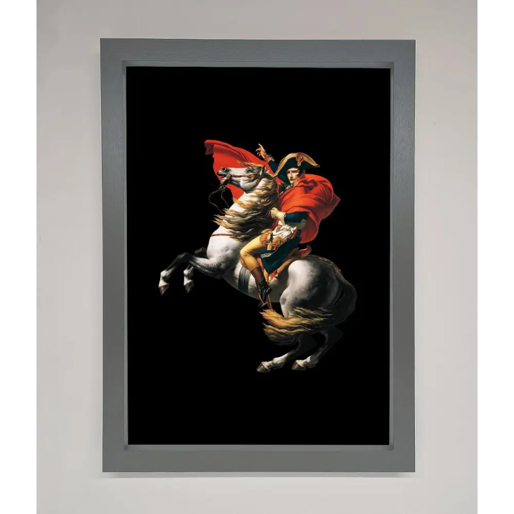 French king Ride Framed Poster - A3 (29.7 x 42 cm) / Dark Grey - Framed Print