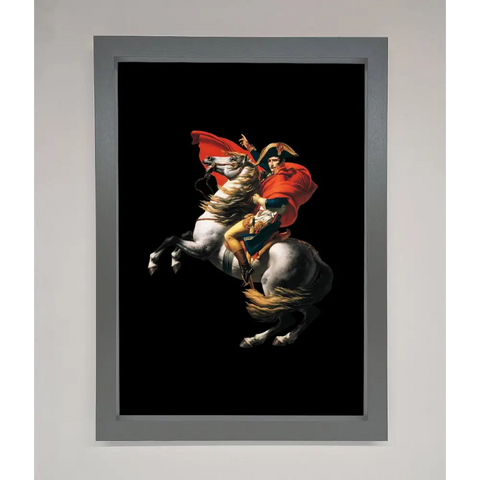 French king Ride Framed Poster - A3 (29.7 x 42 cm) / Dark Grey - Framed Print