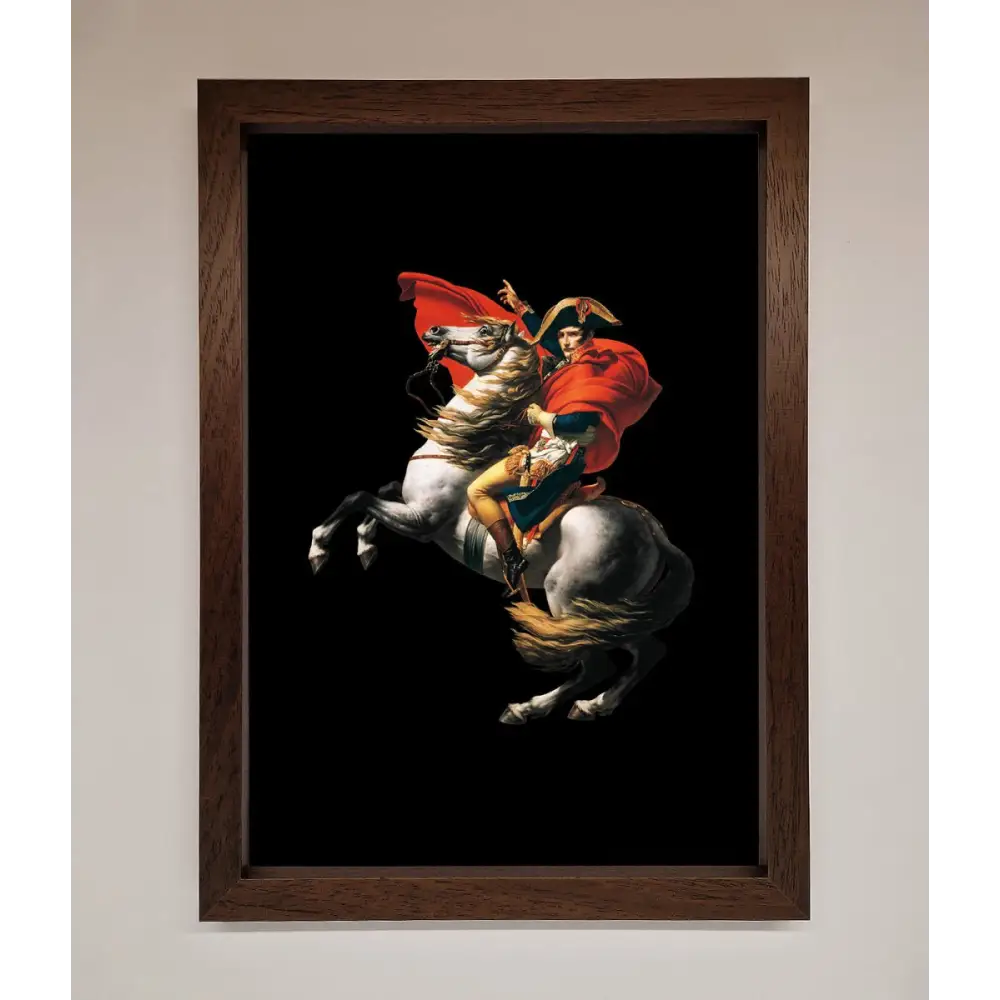 French king Ride Framed Poster - A3 (29.7 x 42 cm) / Walnut - Framed Print