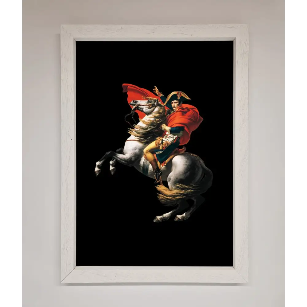 French king Ride Framed Poster - A3 (29.7 x 42 cm) / White - Framed Print