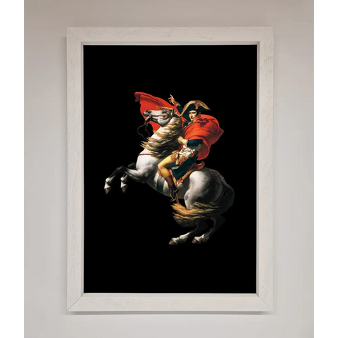 French king Ride Framed Poster - A3 (29.7 x 42 cm) / White - Framed Print