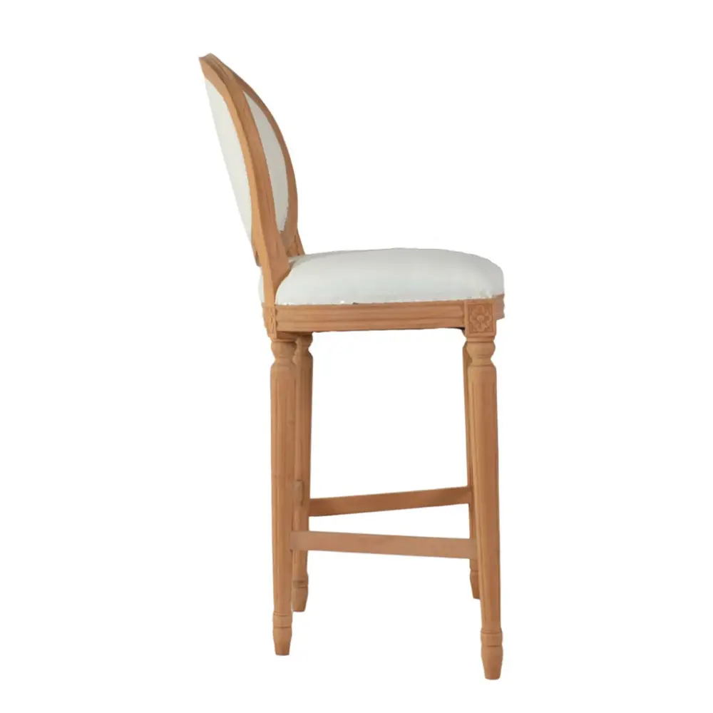 French Oval Bar Stool - Tall Stool