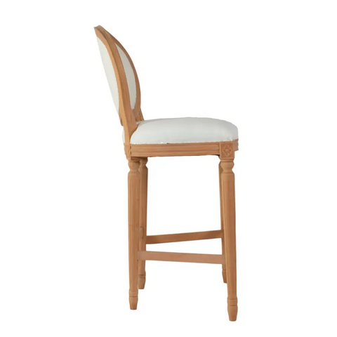 French Oval Bar Stool - Tall Stool