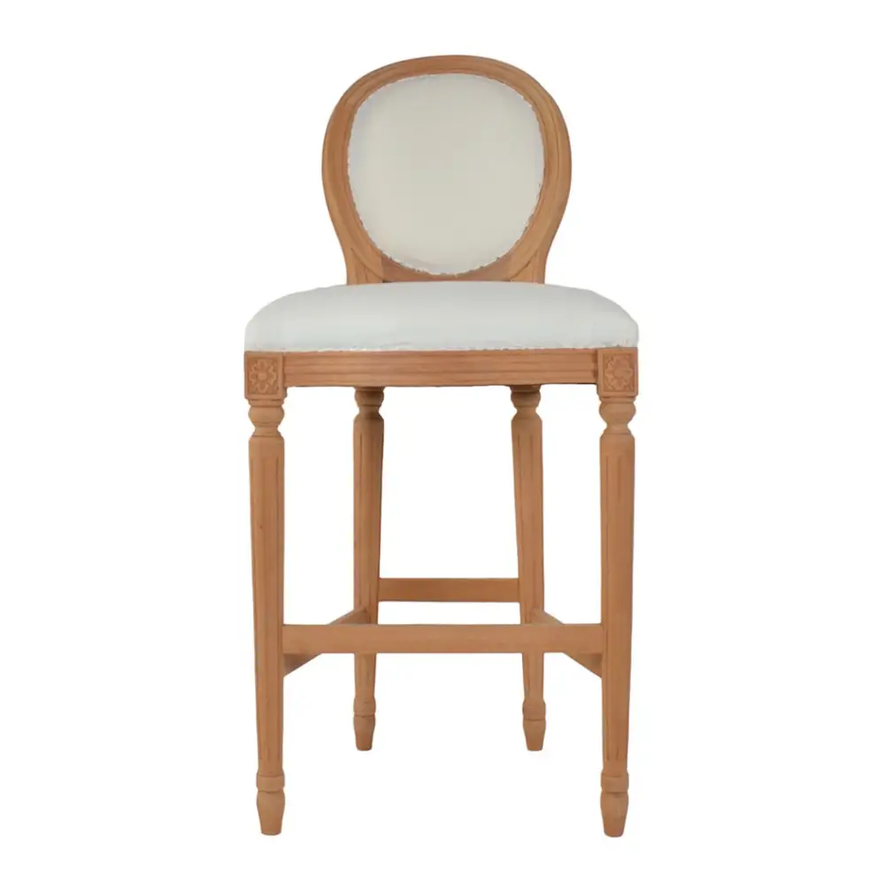 French Oval Bar Stool - Tall Stool