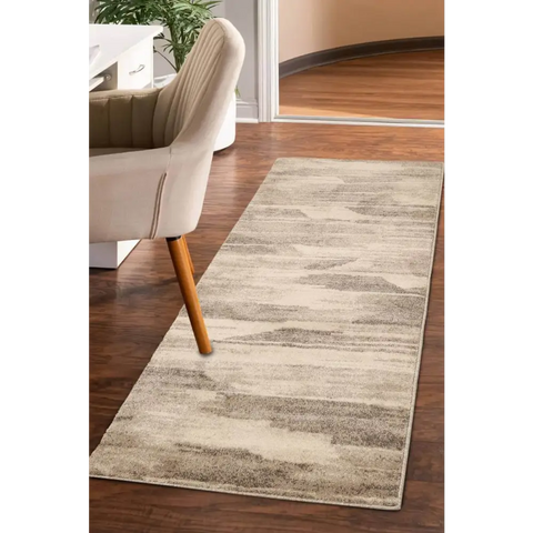 Freya Abstract Rug – Soft Neutral Tones - Rugs