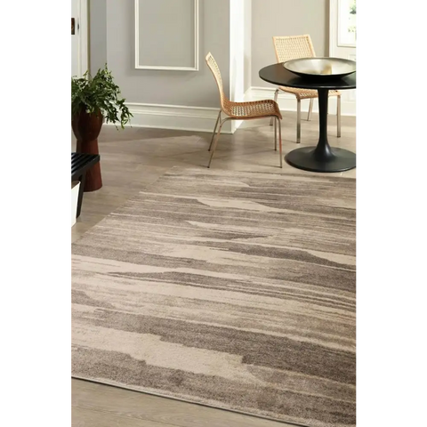 Freya Abstract Rug – Soft Neutral Tones - Rugs