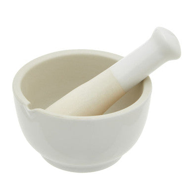 White ceramic from scratch medium mortar and pestle set ideal for grinding herbs choose orsina quality