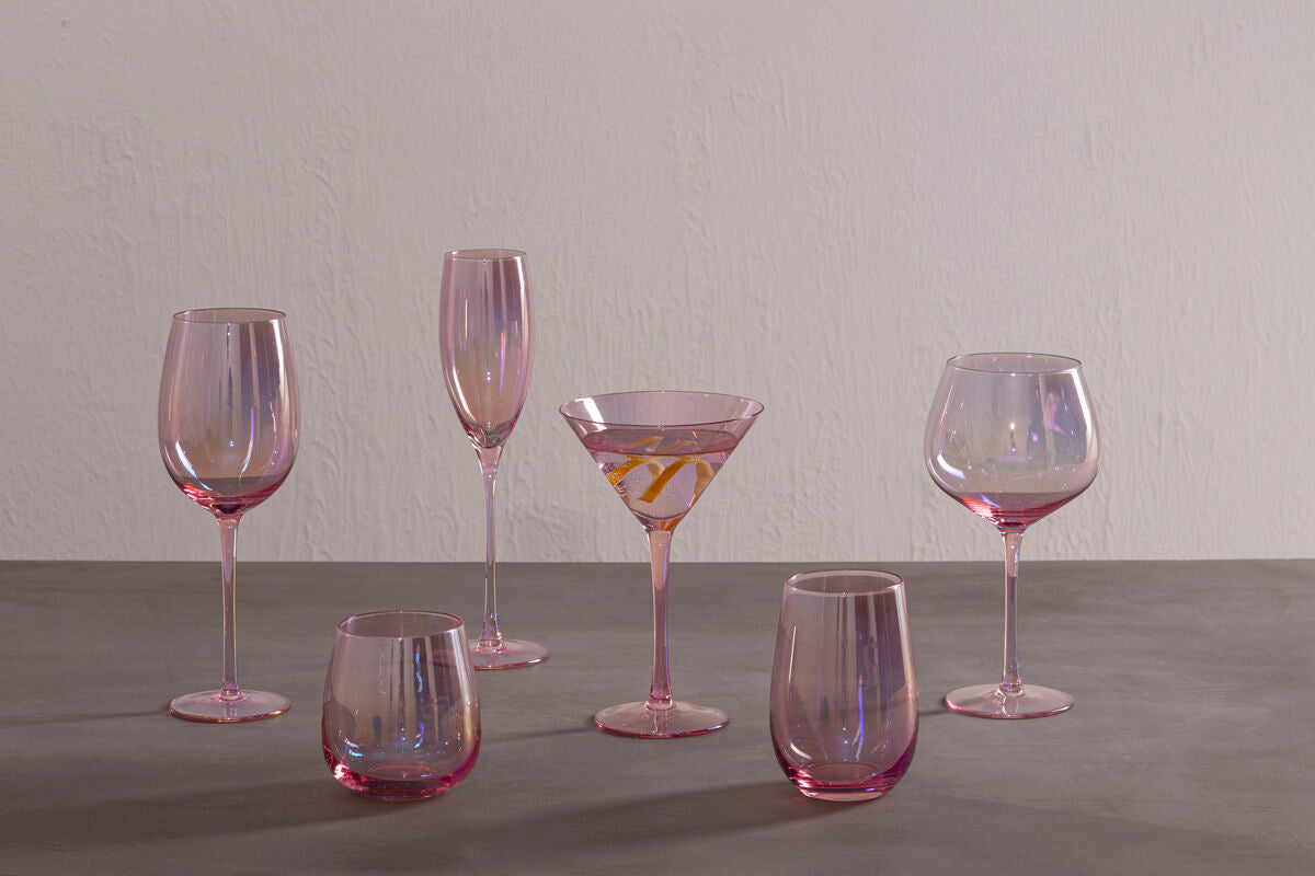 Frosted Deco Set Of 2 Gin Glasses