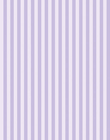 Froyos lavender and white striped wallpaper fabric features vertical stripes perfect for stylish wall decor
