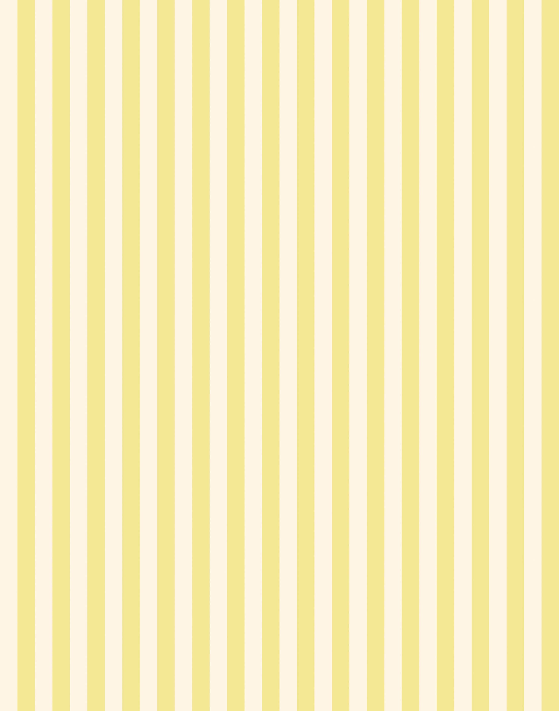 Froyo striped wallpaper with soft yellow and cream vertical stripes perfect for brightening up any room