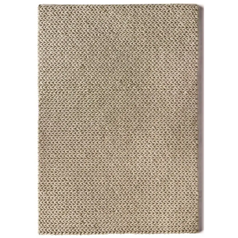 Fusion Oyster Braided Wool Rug - Rugs