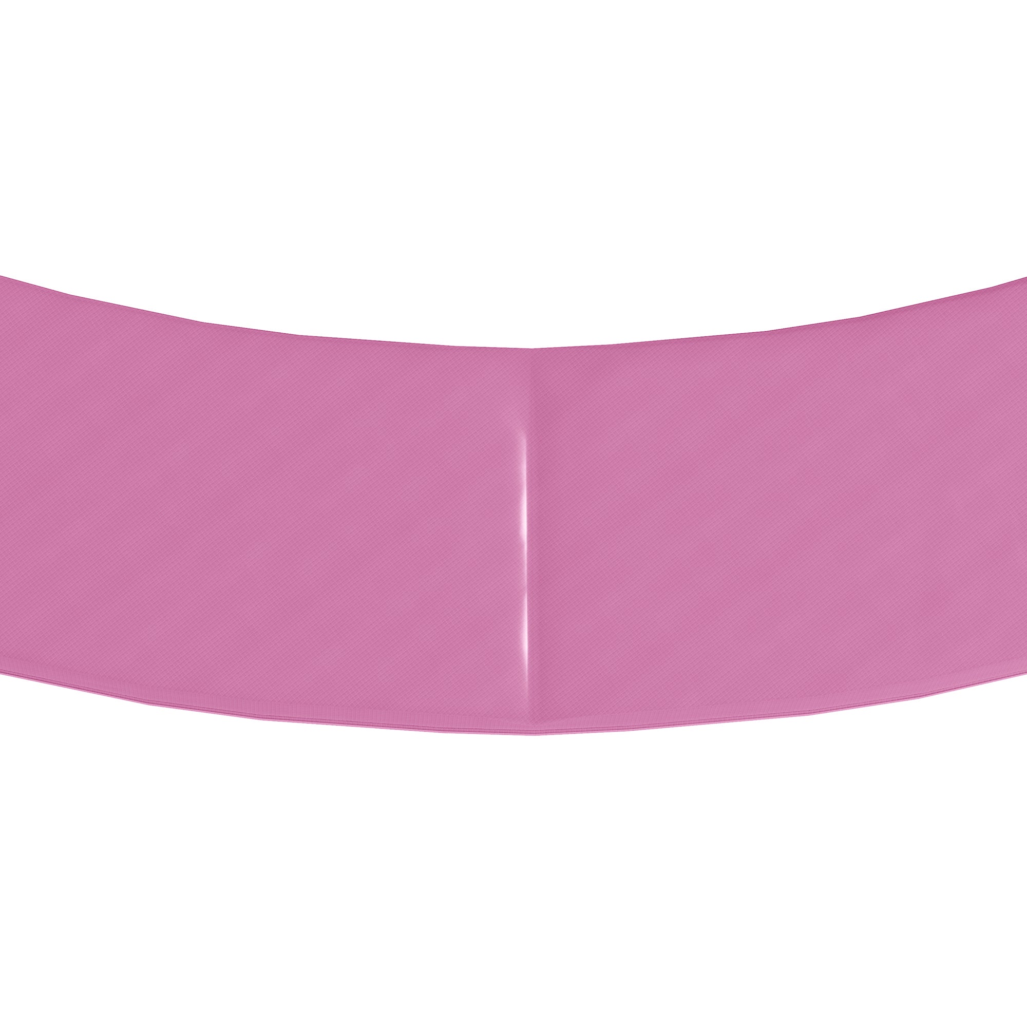 SPORTNOW 8FT Trampoline Spring Cover, Plastic Trampoline Pad Replacement with Elastic Cord, Waterproof, UV Resistant and Tear-Resistant, Pink