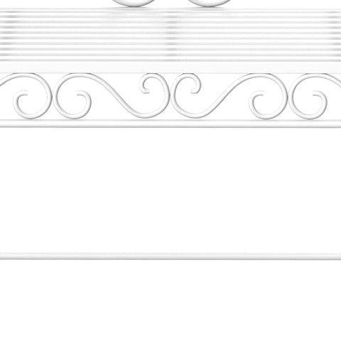 Outsunny Heavy-Duty Garden Bench-White