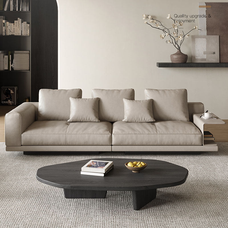 Gail Three Seater, Four Seater Sofa With Storage, Real Leather
