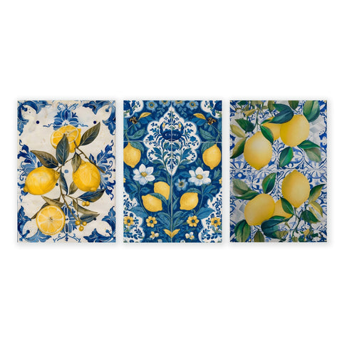 Gallery Wall In Kitchen | Set of 3 Italian Lifestyle Wall art Prints