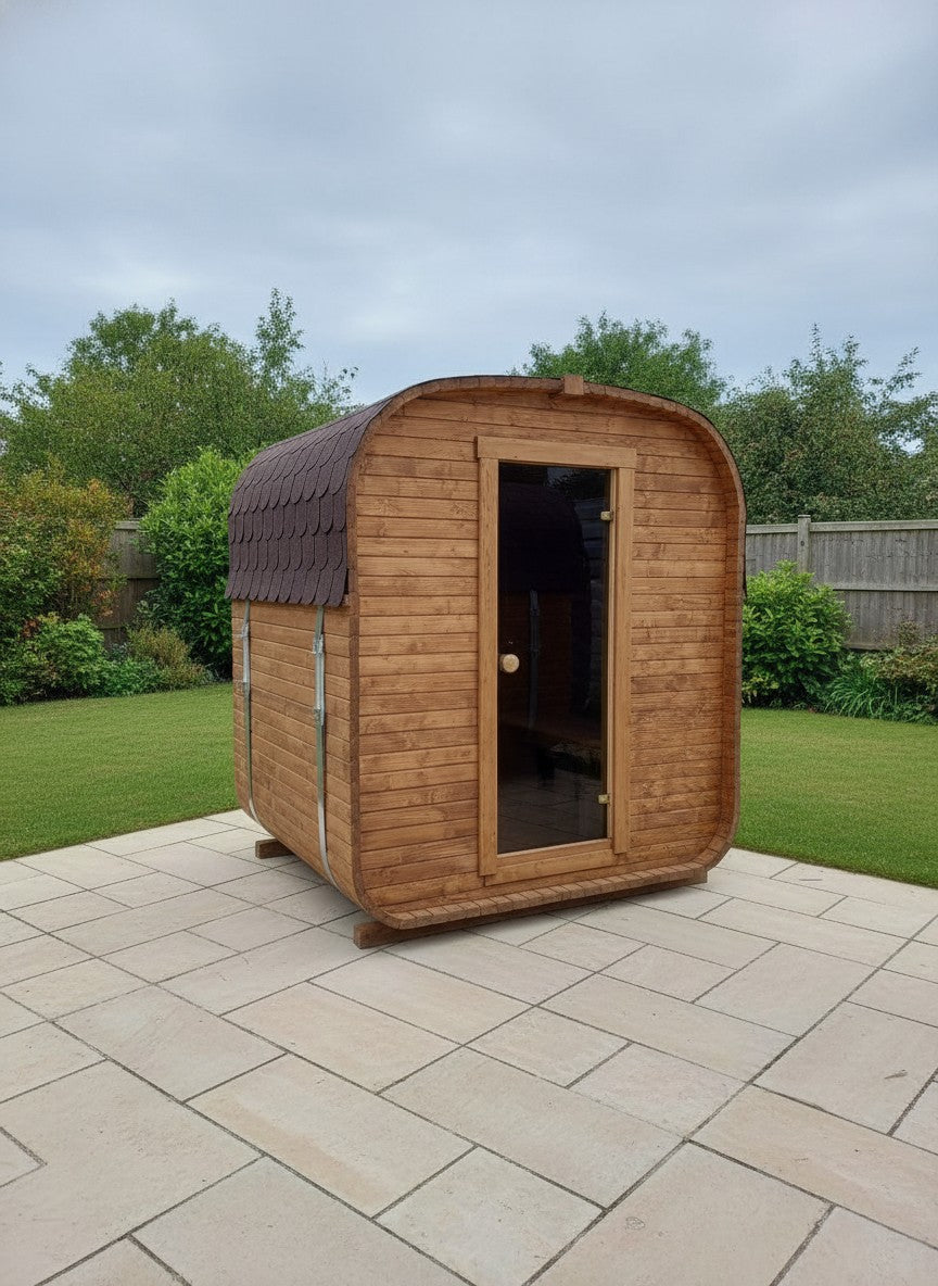 Steam & Oak Gas Cube Sauna 1.8m (Electric Option)