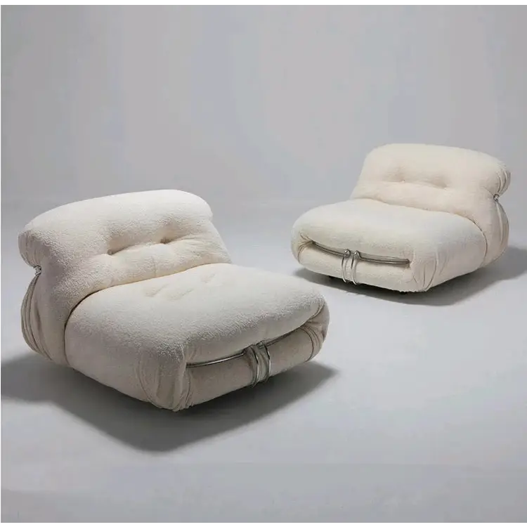 Garner Three Seater Sofa White Boucle