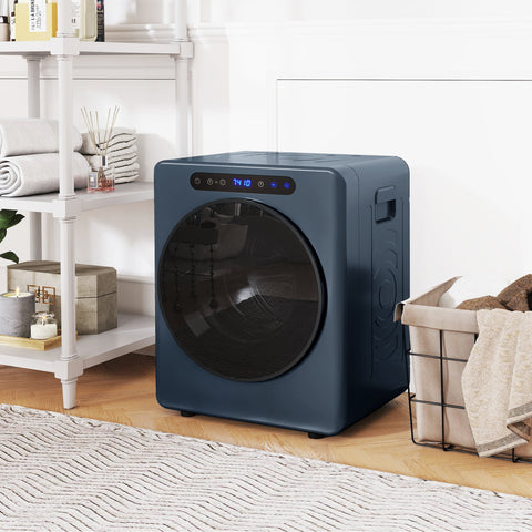 HOMCOM 5kg Compact 40-60℃  Tumble Dryer Blue
