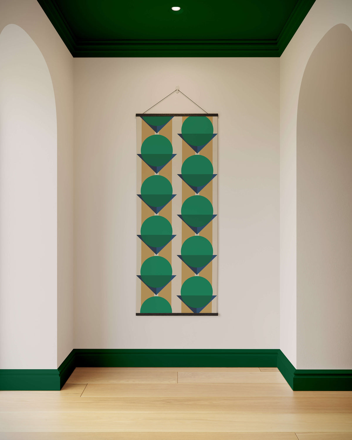 Bauhaus Geometric Tapestry