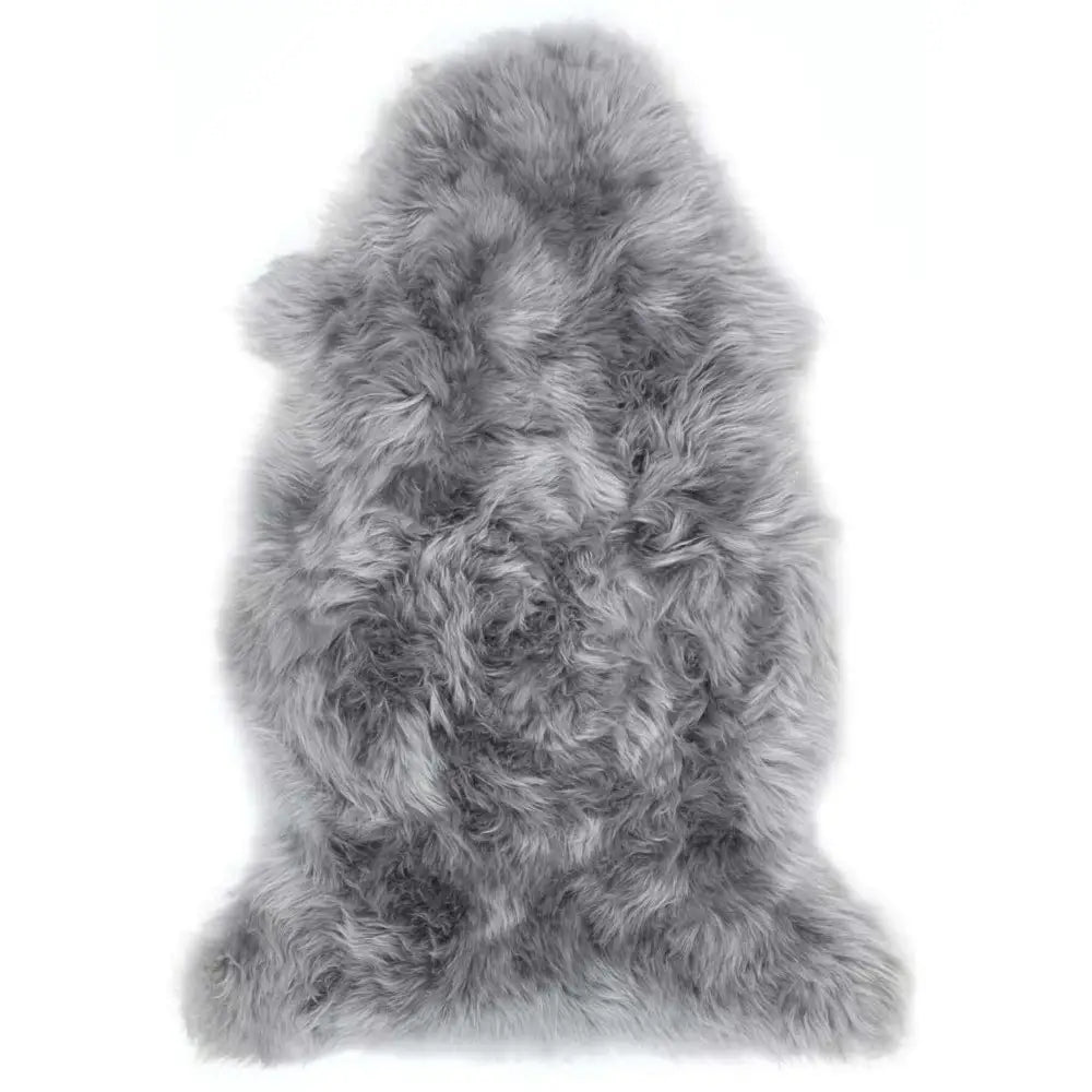 Genuine Grey Sheepskin Faux Fur Rug - 65X95 cm - Rugs