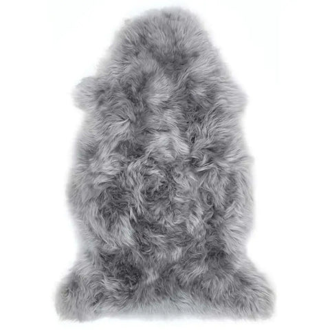 Genuine Grey Sheepskin Faux Fur Rug - 65X95 cm - Rugs