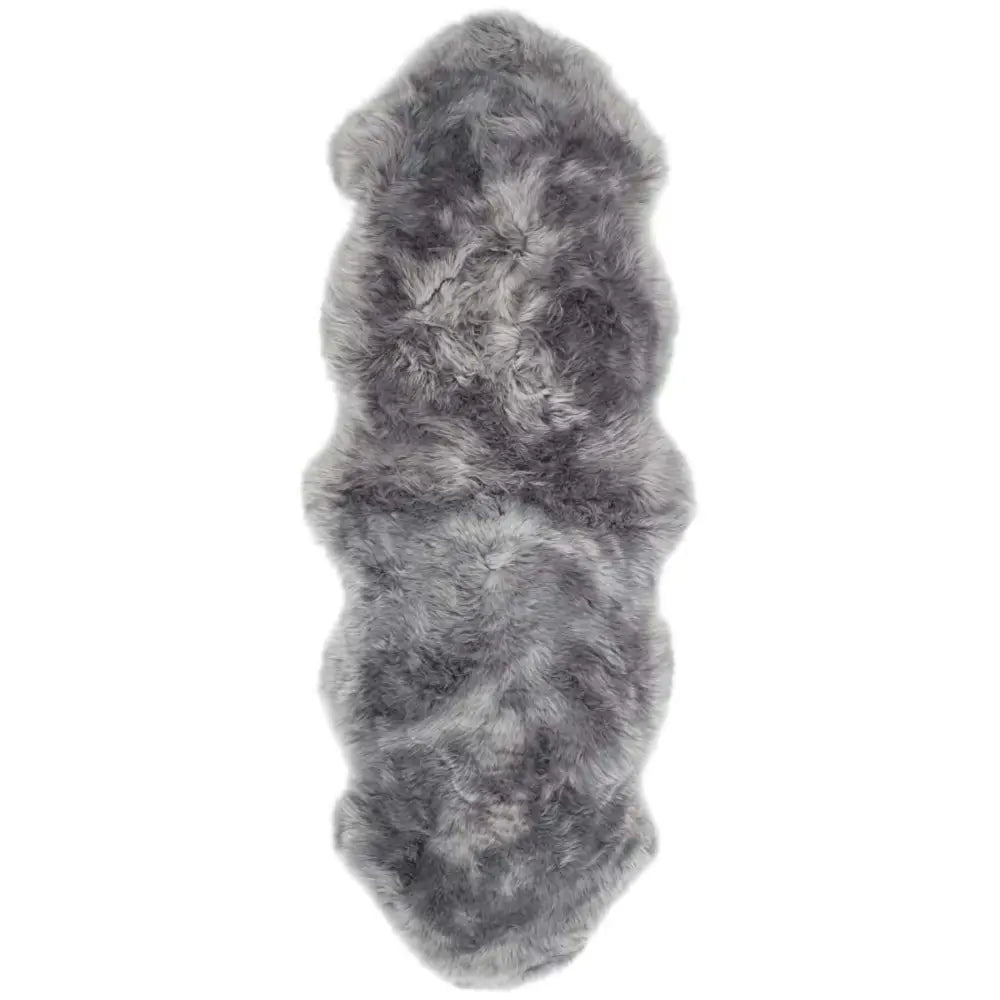 Genuine Grey Sheepskin Faux Fur Rug - 70X175 cm - Rugs