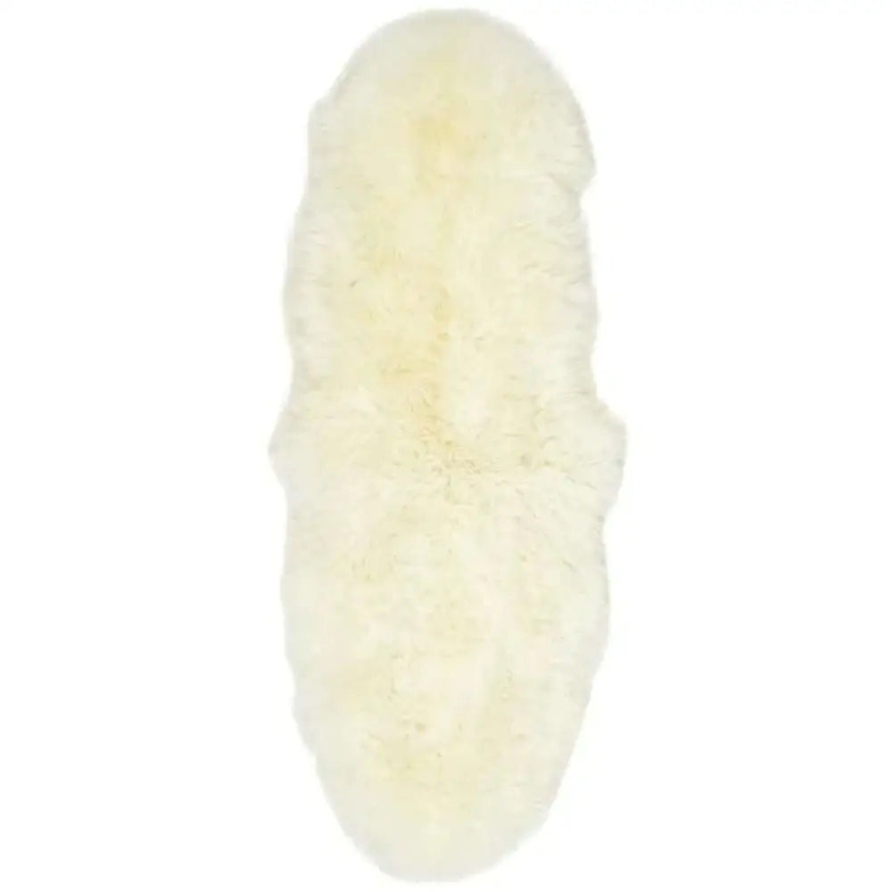 Genuine Natural Cream Sheepskin Faux Fur Rug - 70X175 cm - Rugs