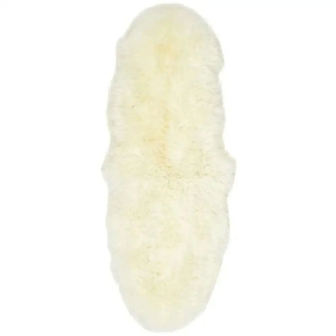 Genuine Natural Cream Sheepskin Faux Fur Rug - 70X175 cm - Rugs